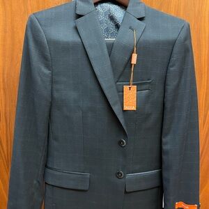 TALLIA Dark Checkered Kids Suit